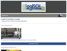 Tablet Screenshot of logistik-schewe.de
